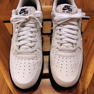 Nike - Air Force 1 Low White Black Midsole Size 10